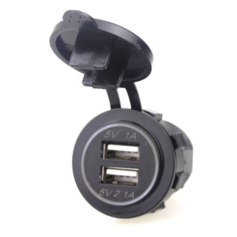 Универсальное автомобильное зарядное устройство с двумя USB-портами 5 В 2 1 а/1 А |