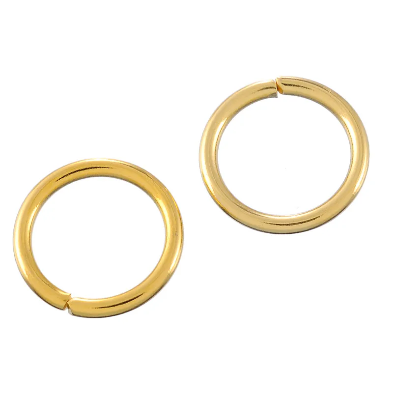 Металлические ювелирные изделия 20 шт кольцо из нержавеющей стали золотой цвет