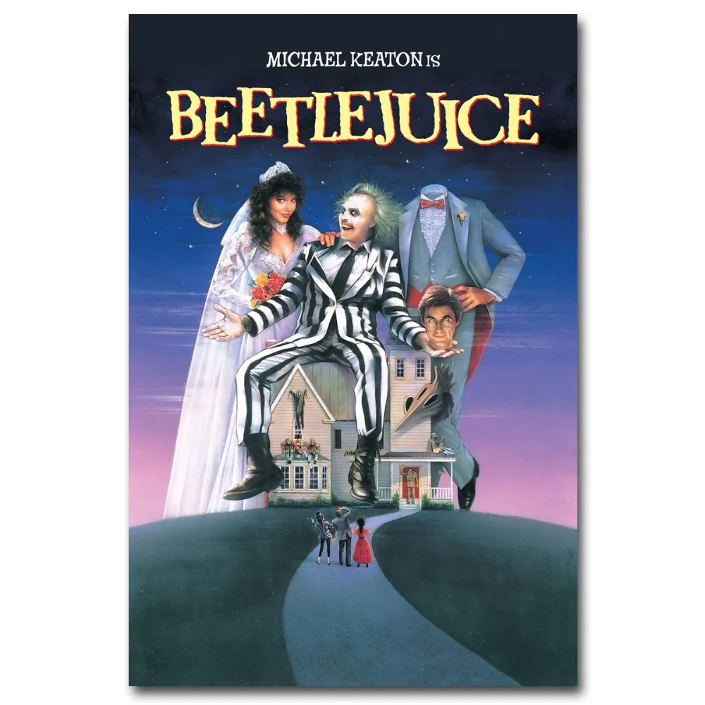 Индивидуальные принты от Beetlejuice (1988) постер фильма настенное художественное