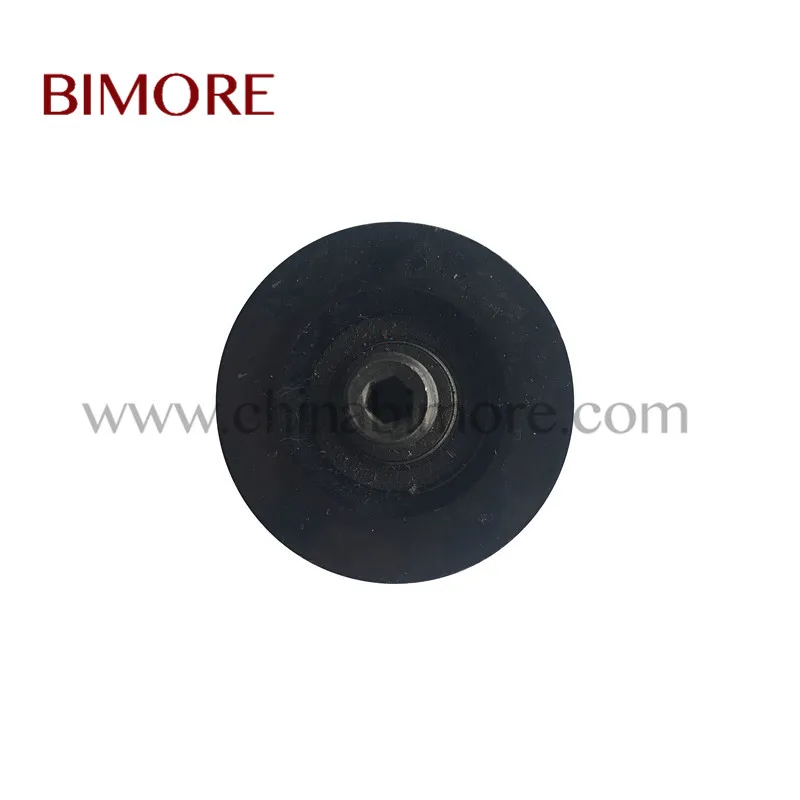 

20 Pieces 48x14x6200 Elevator Door Hanger Roller OD48mm Thickness 14mm Bearing 6200 Black Rope Roller