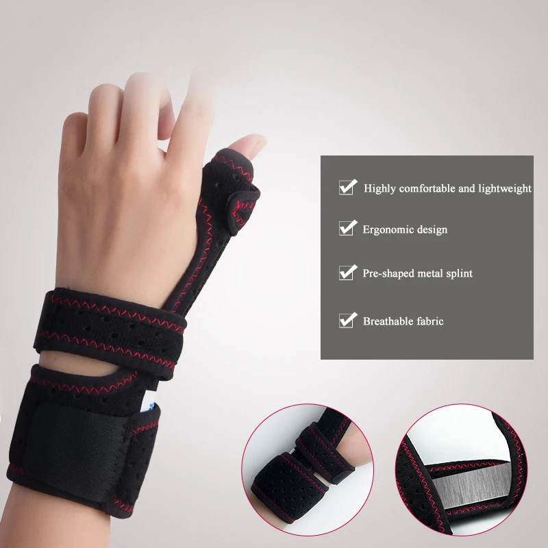 Youhekang Adjustable Wrist Support Thumb Brace Splint Protector Finger Stabiliser Pain Relief Recovery Protection | Красота и