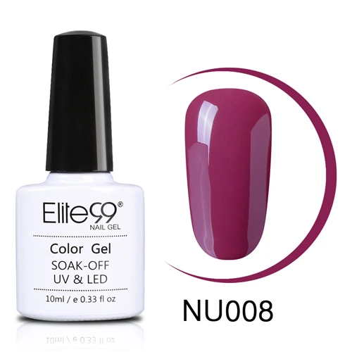 NU008 Elite99 Гель-лак УФ светодиодный телесный цвет серия УФ гель основа верхнее покрытие УФ лампа дизайн ногтей Горячая лак для ногтей - Цвет: NU008