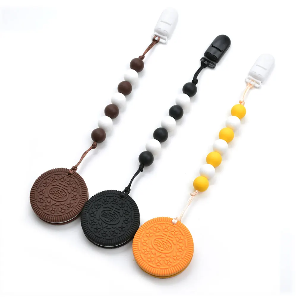 LOFCA силиконовые игрушечные печенья кулон ожерелье перевозчик безопасности