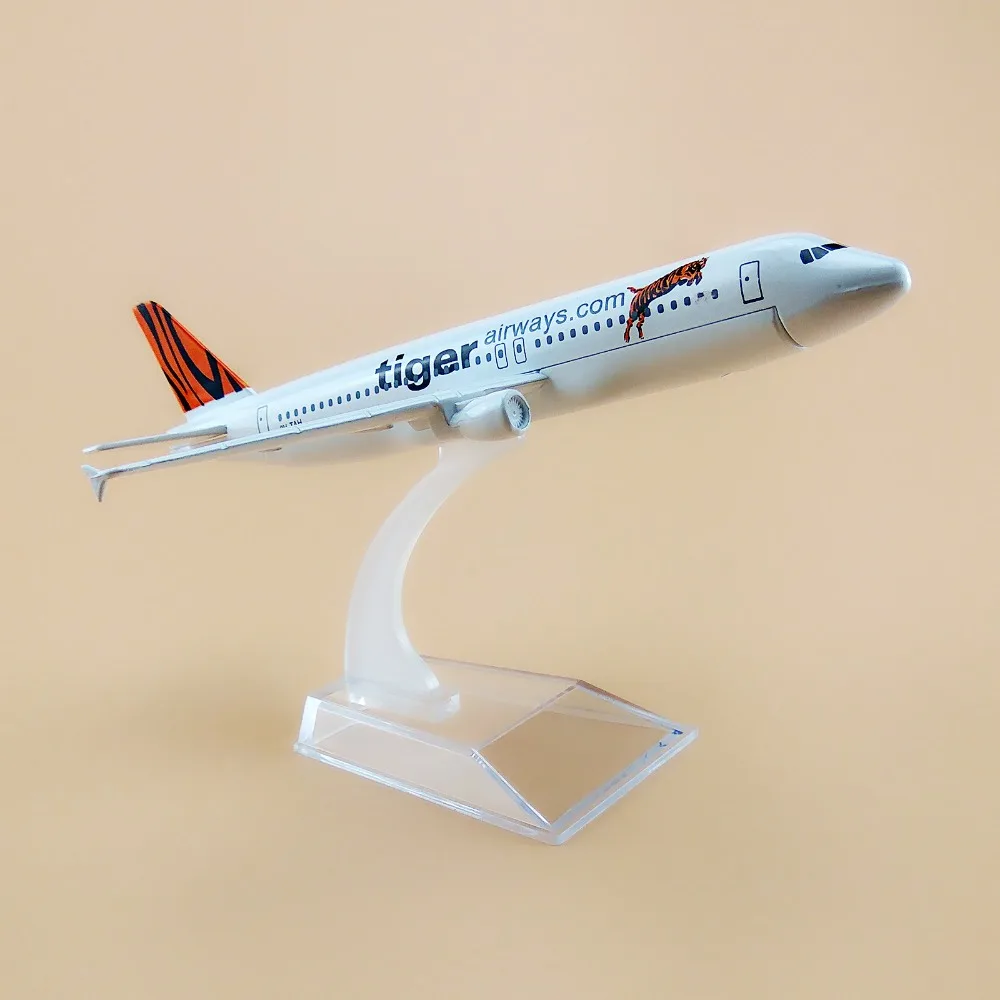 16 см Металл Air Singapore Tiger Airbus 320 A320 Airways модель самолета Модель w Стенд ремесло|craft