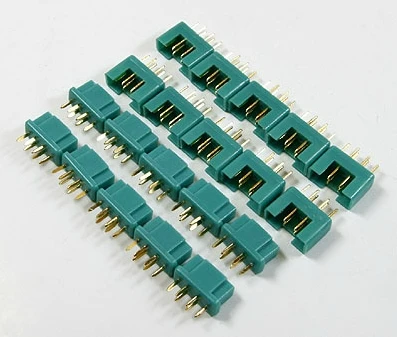 50 пар MPX разъем штекер 24K позолоченный штырь 40Amp Радиоуправляемый аэромайзер