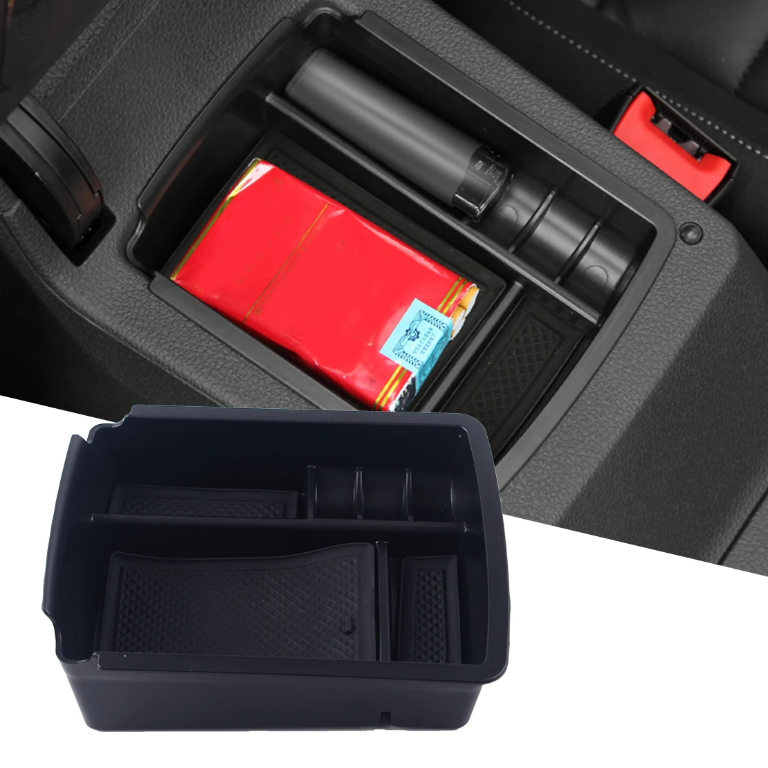 CITALL черный пластик интерьер автомобиля центральная консоль подлокотник ящик для