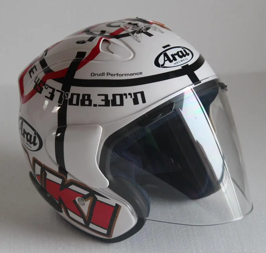 Design 5 ARAI 3/4 шлем мотоциклетный шлем полушлем открытый шлем-каска для мотокросса Размер: S M L XL XXL, Capacete - Цвет: Design 5