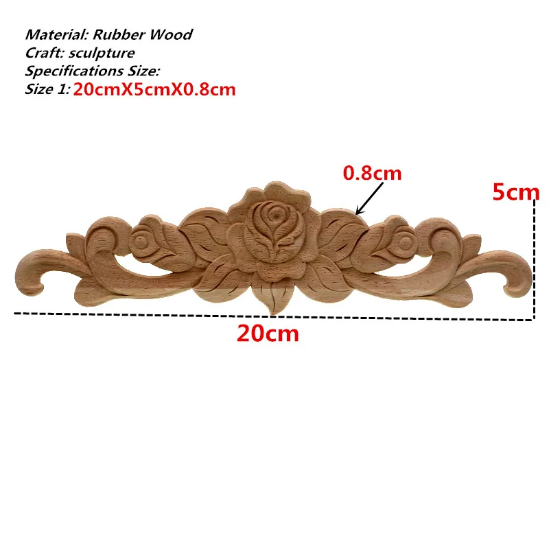 Деревянные аппликации VZLX Розы