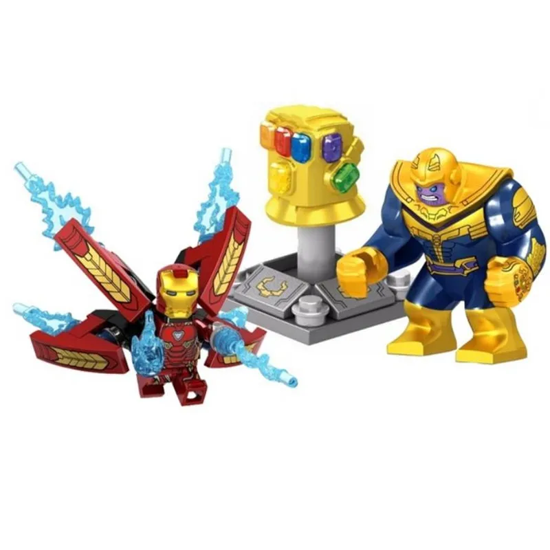 Одиночная Продажа Супер Герои танос Бесконечность гаунтлет Железный человек