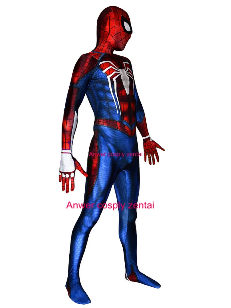 Новая PS4 бессонница костюм Человека паука 3D принт спандекс игры Spidey Костюм Fullbody