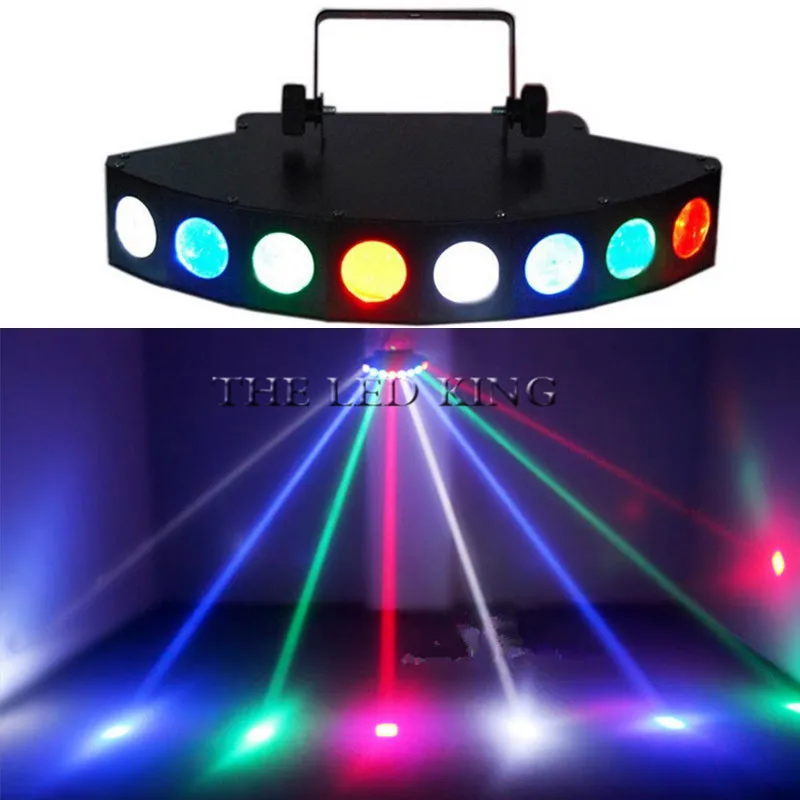 Новинка 2019 LED DMX 8*12W луч света цветной dj клуб RGBW сканирование сценический эффект