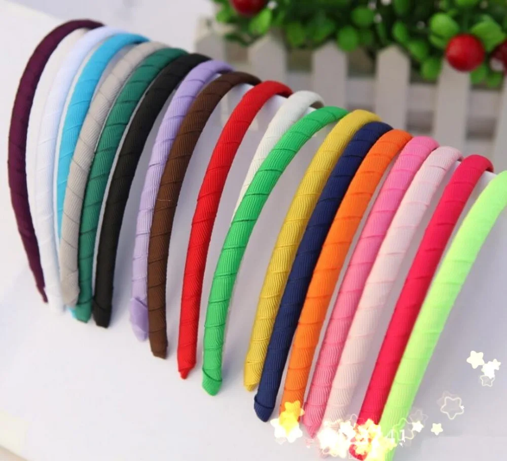 Бесплатная доставка Оптовая продажа 150 шт пластиковая обертка grosgrain лента обруч