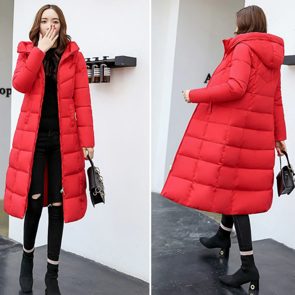 Зимние плотные теплые длинные Тип одноцветное Цвет хлопок европейский Стиль Slim