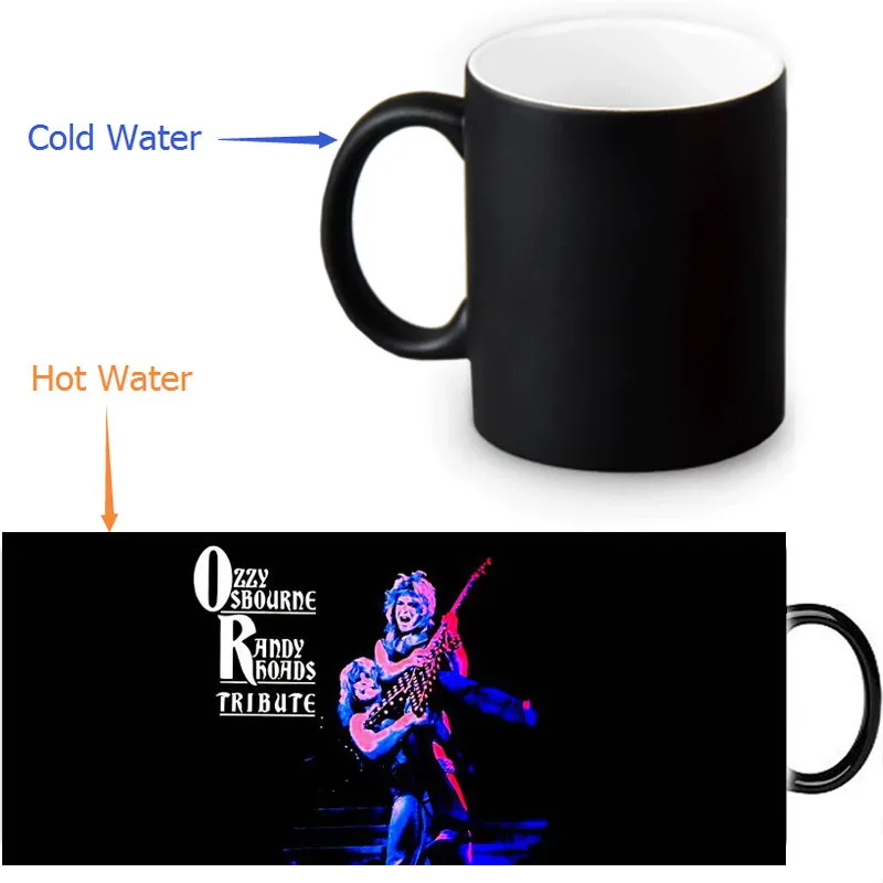 12 унций керамическая чайная чашка с изменяющимся цветом кружка для кофе