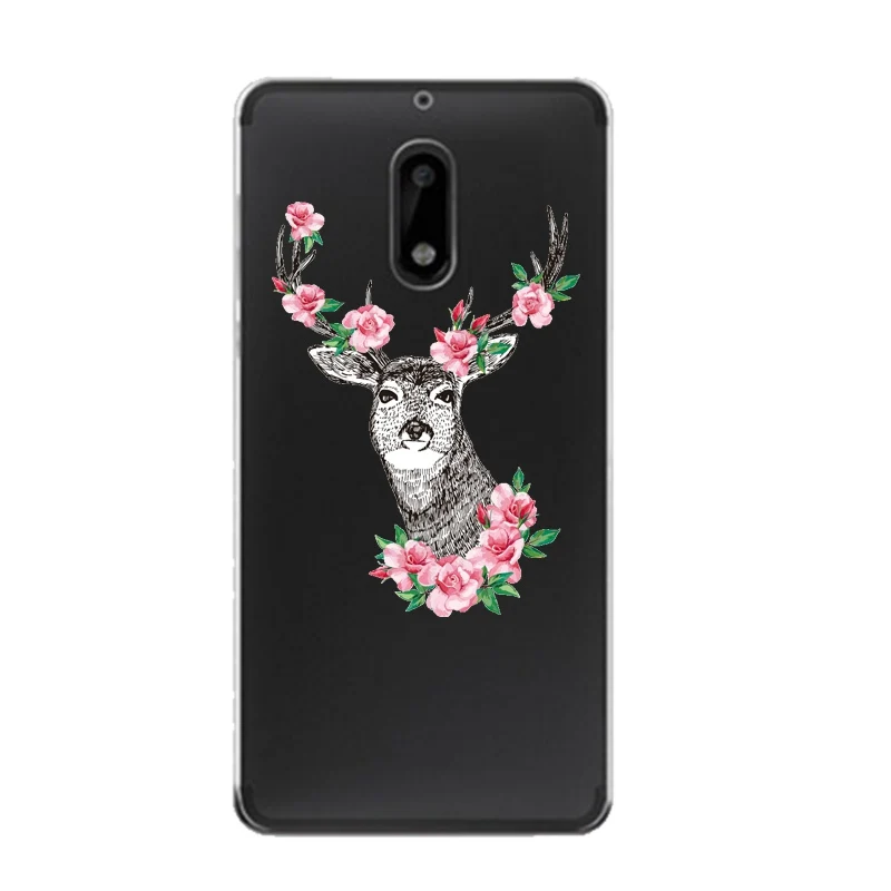 Panda Coque Soft Clear TPU Phone Case For Nokia3 5 6 8 N540 N640 N535 N830 Fundas Cow Silicone Printed Cute Cover Free Shipping | Мобильные