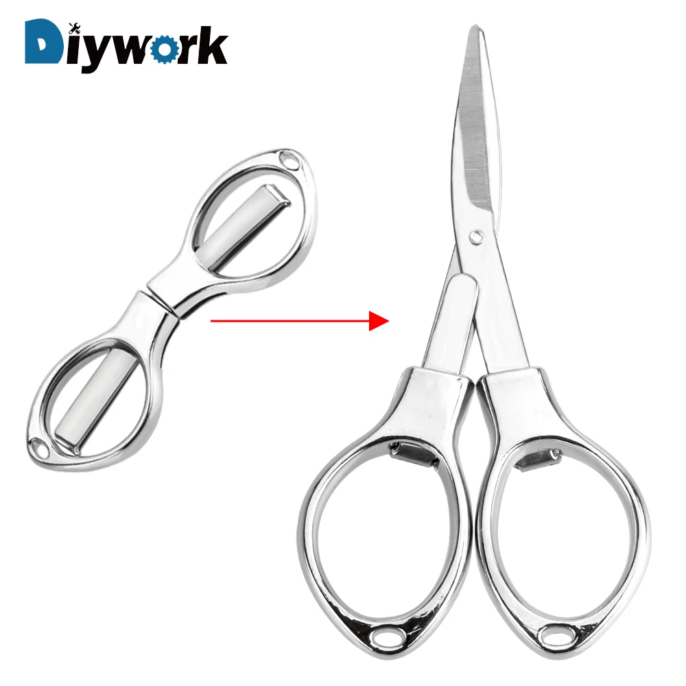 DIYWORK Мини Ножницы для рыбалки складные ножницы инструмент кемпинга брелок из