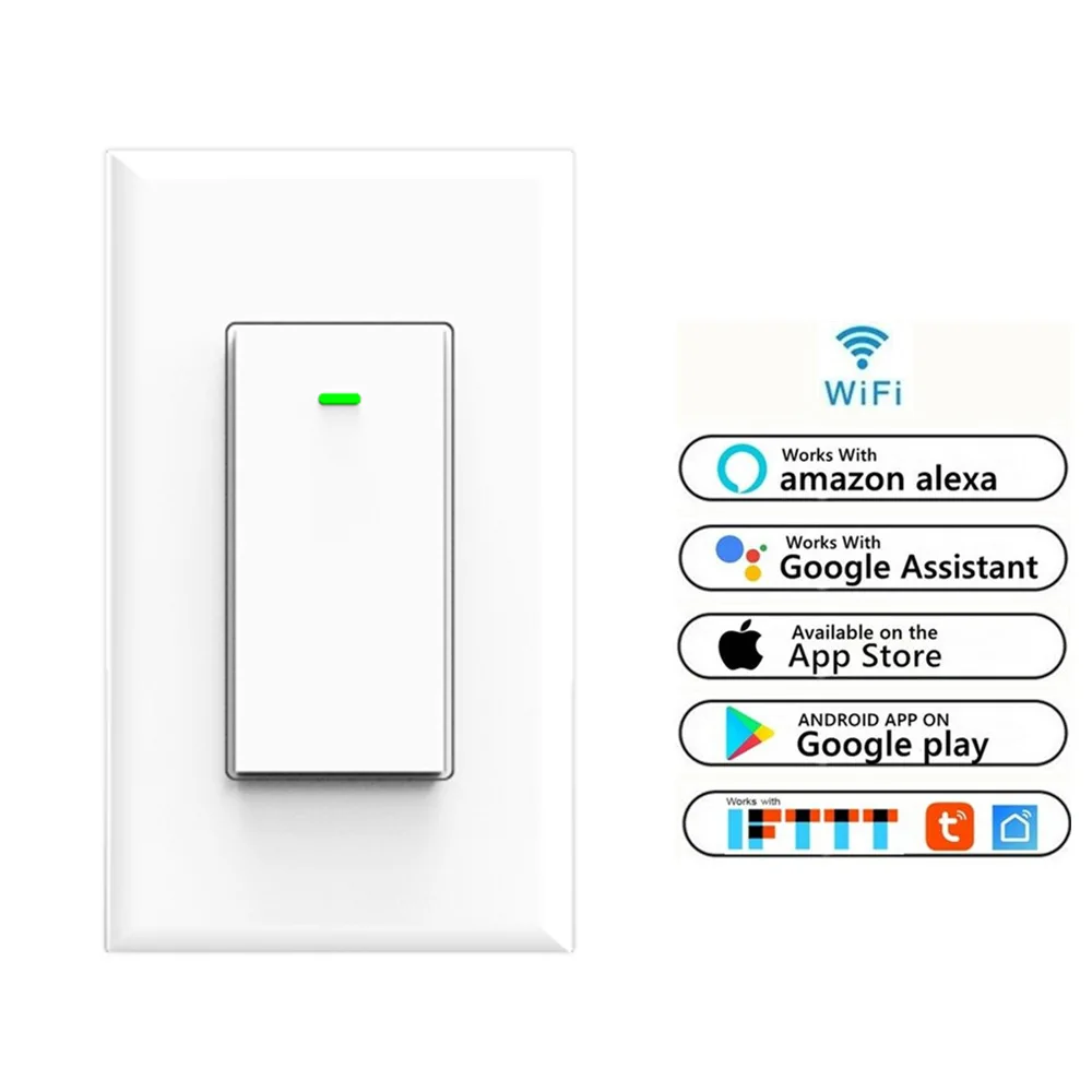 KS 602S умный выключатель света Wifi с управлением приложением и таймером работает Alexa