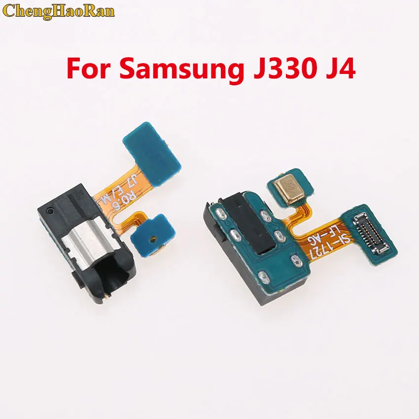 ChengHaoRan для samsung Galaxy S7 Edge G935 S8 S9 J3 J4 J6 NOTE 4 NTOE 8/9 разъем для наушников аудио гибкий кабель Разъем - Цвет: J4 J330