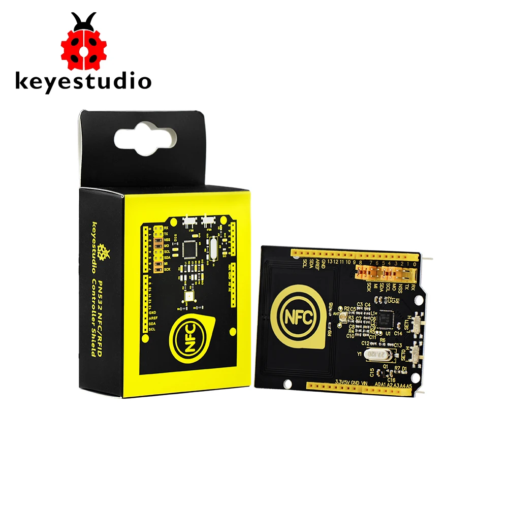 Экран контроллера Keyestudio PN532 NFC/RFID для arduino uno r3|shield for arduino|shield unonfc pn532 |