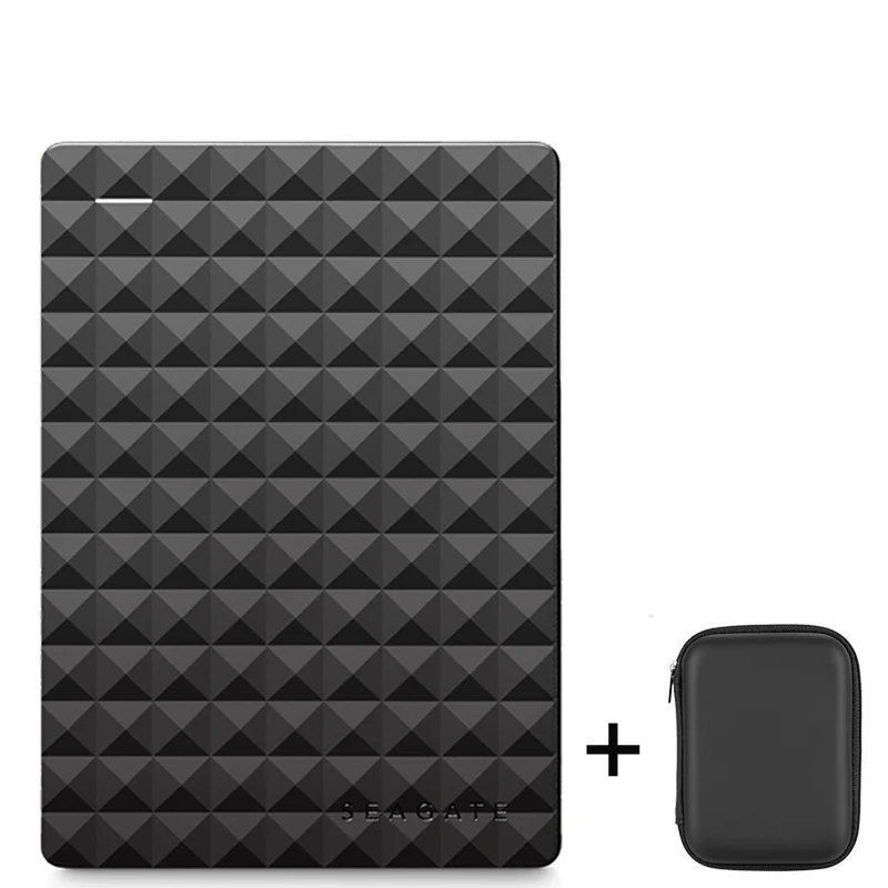 HDD and case Seagate Портативный 1 ТБ HDD 2," внешний жесткий диск ТБ/2 ТБ/4 ТБ USB 3,0 черный жесткий диск для компьютера ноутбука Disco Duro Externo - Цвет: HDD and case
