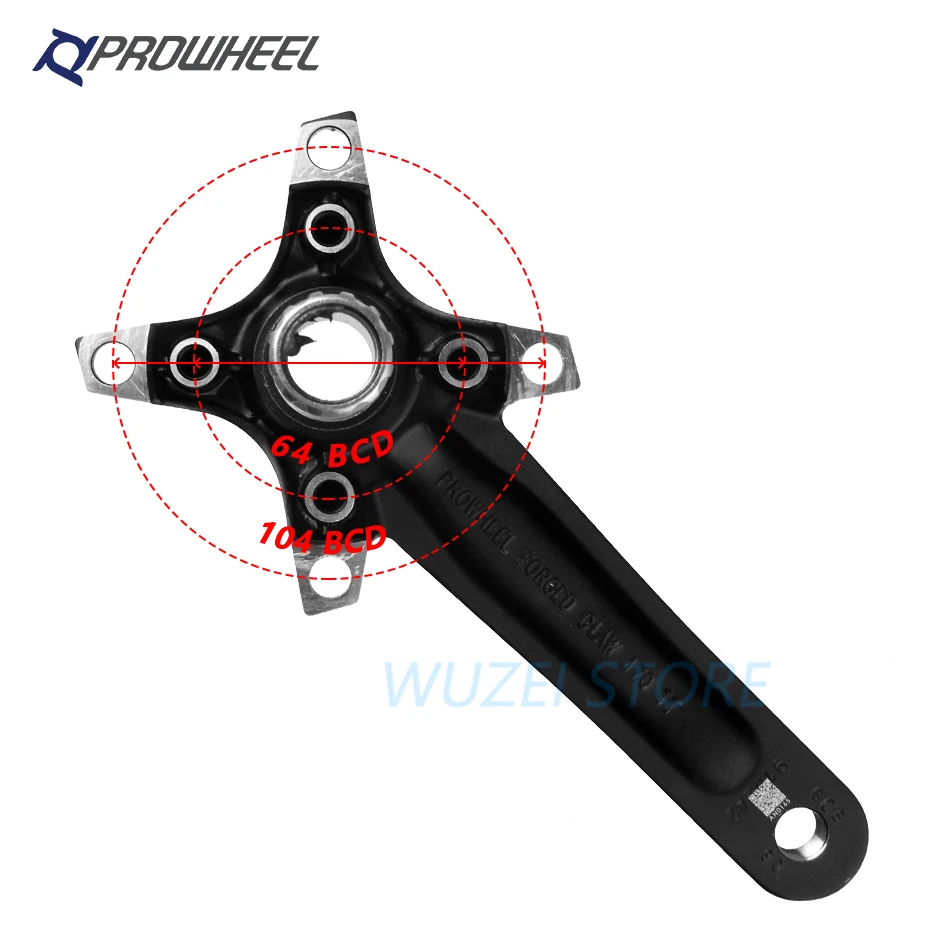 Шатунный костюм Prowheel для горного велосипеда 170/175 мм 30/32/34/36/38T круглая звездочка
