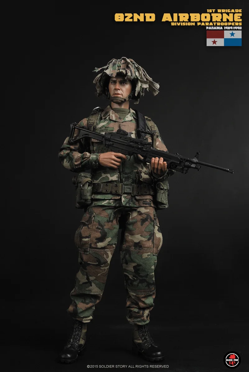 Масштаб 1/6 военная фигурка кукла 1 я бригада 82nd разделение парашюты десантник
