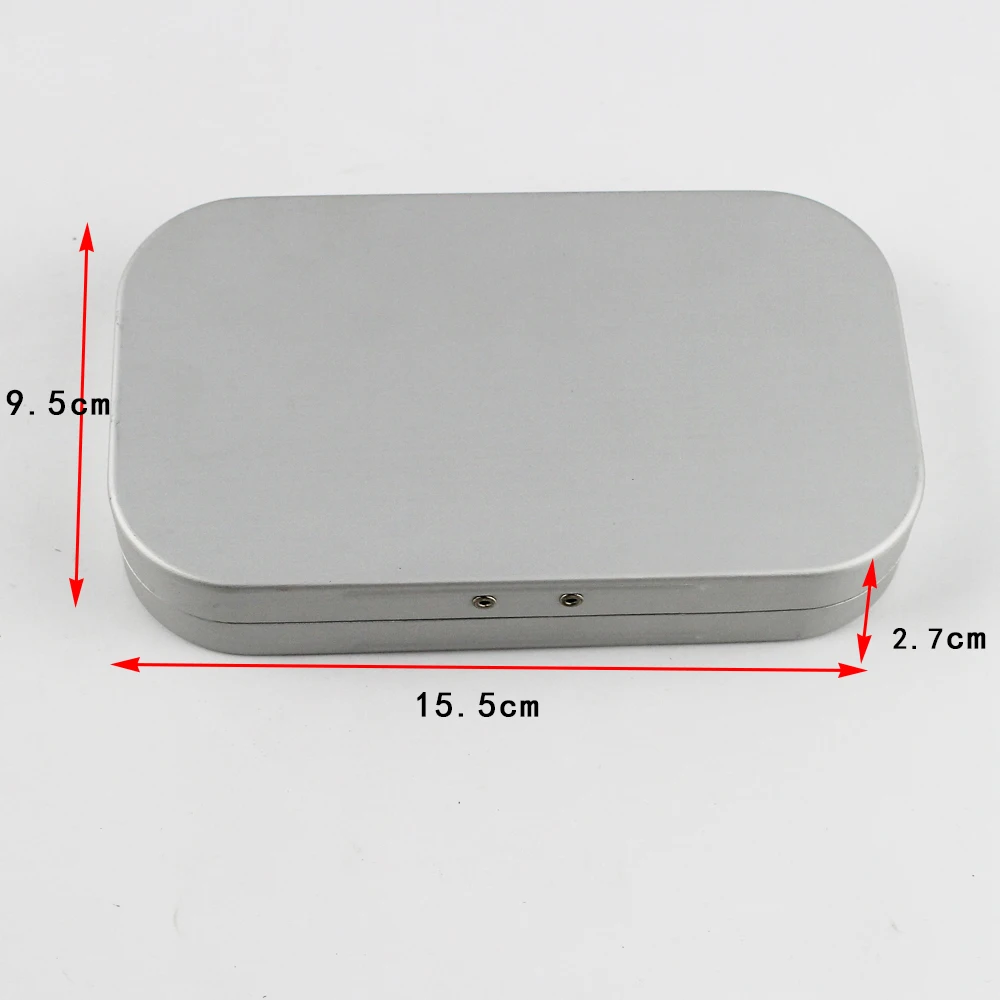 Fly Box новая многофункциональная алюминиевая 10 отсеков лист Прозрачная крышка