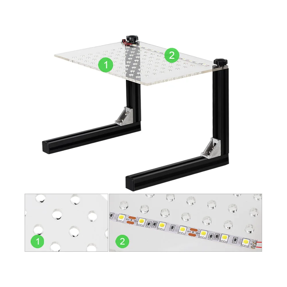 Светодиодный рамка фонового режима отладки с 4 зонд ручки ЭБУ чип инструмент