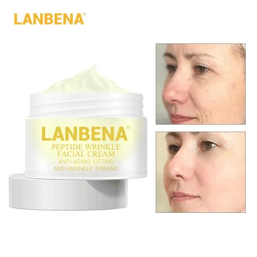 Крем для лица от морщин LANBENA peptide антивозрастной Отбеливание кожи лифтинг