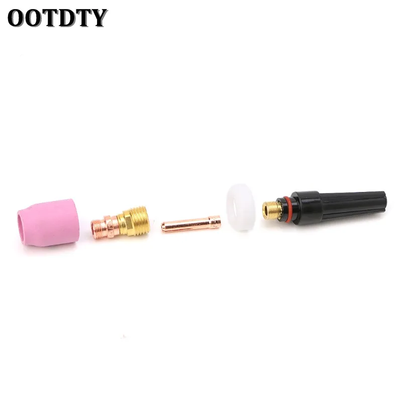 OOTDTY Прочный 5 шт./компл. сварочный фонарь для Tig набор с газовой крышкой объектива