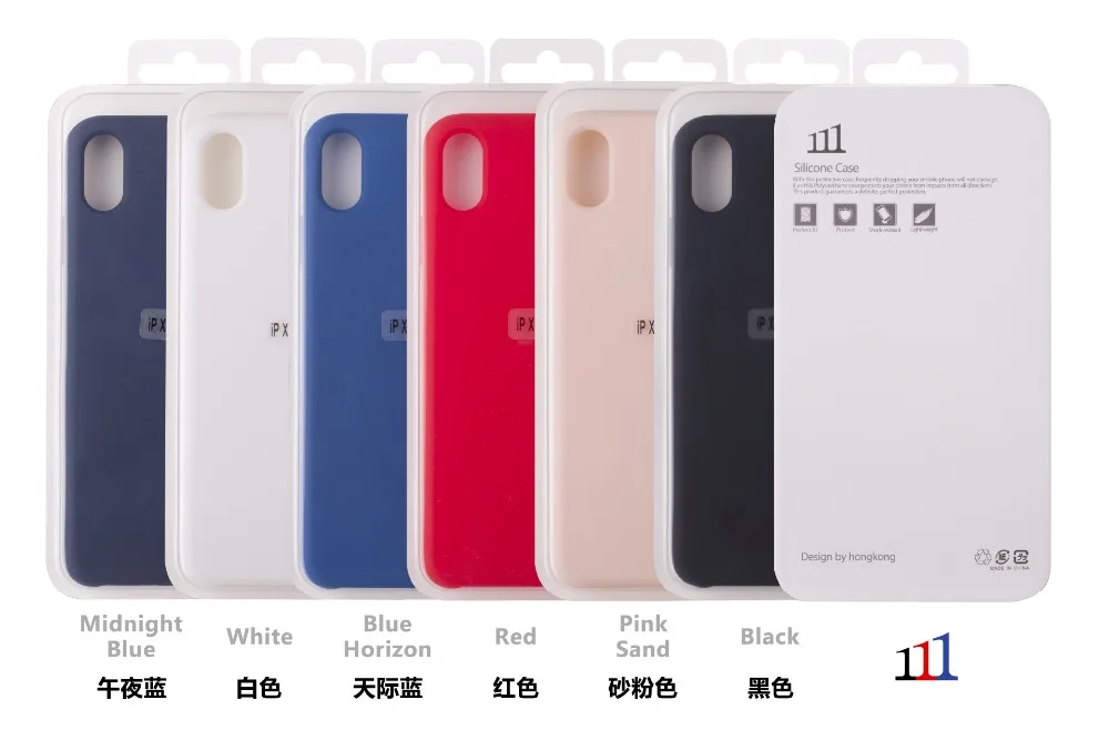 Silicone Phone Case For iphone 6 7 8 Plus Soft Cover Cases iPhone X XS MAX XR |