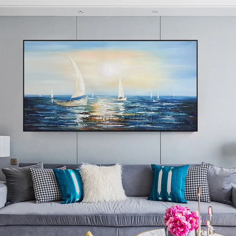 Парусиновая картина маслом caudros Decoration quadro настенные художественные картины для