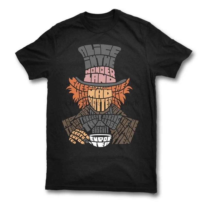 Mad Hatter футболка Алиса в стране чудес|Мужские футболки| |