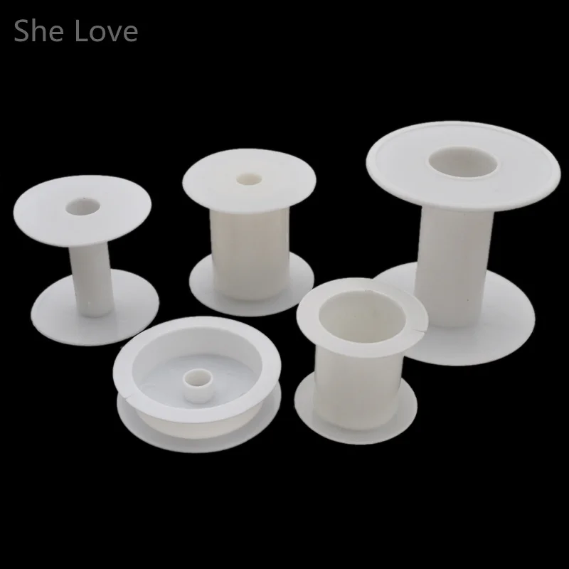 Пустая пластиковая проволока нить для швейной машинки круглые концы 5 различных