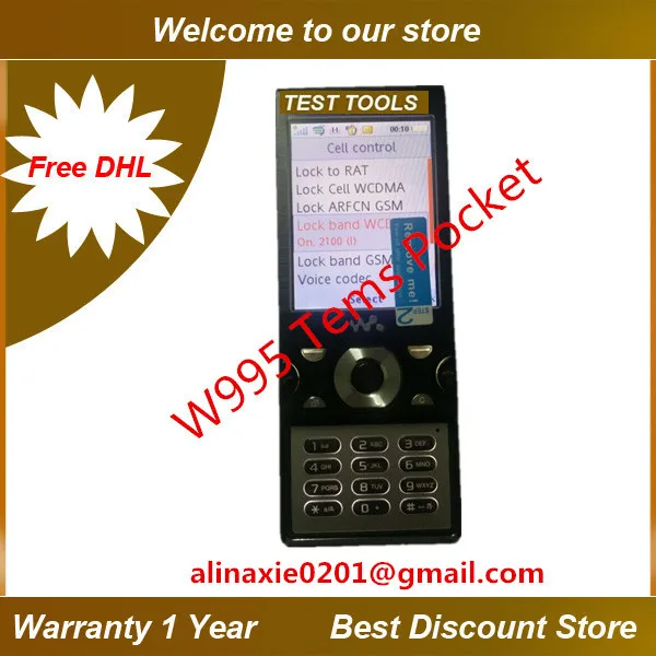 Бесплатная доставка DHL/ EMS + один год гарантии T ems SE W995 t карман для телефона WCDMA / GSM