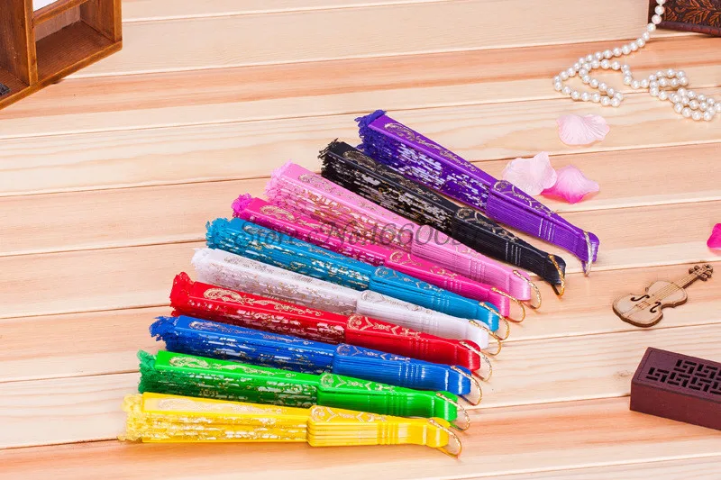 30 шт. испанское кружево роза складной ручной танец вентиляторы цветок украшение