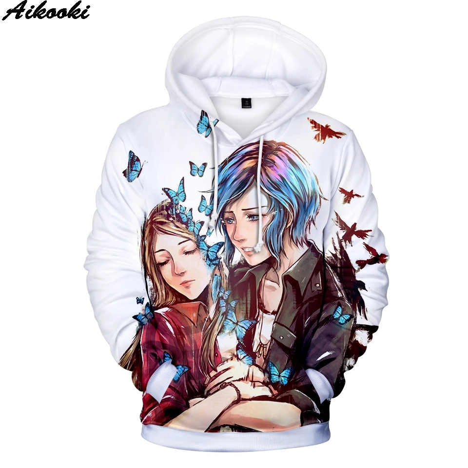 3D Толстовка с капюшоном life is strange 2 толстовка и принтом для мальчиков девочек на