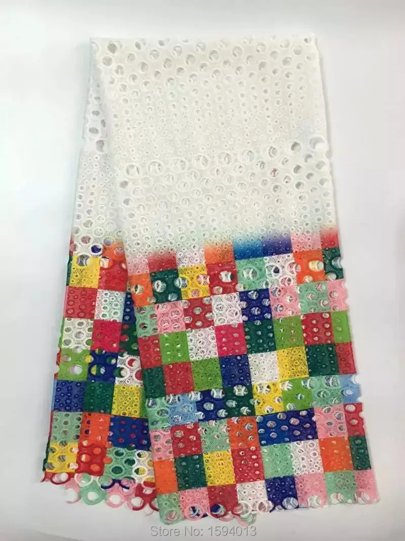 Free shipping!New Arrivals Swiss Voile Lace.High quality new fashion african cord guipure lace fabric 5YD for women dress ZB12 | Дом и сад