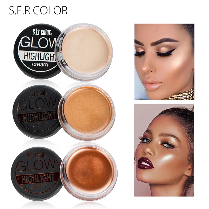 Iluminador maquillaje хайлайтер крем палитра для макияжа мерцающий светящийся набор