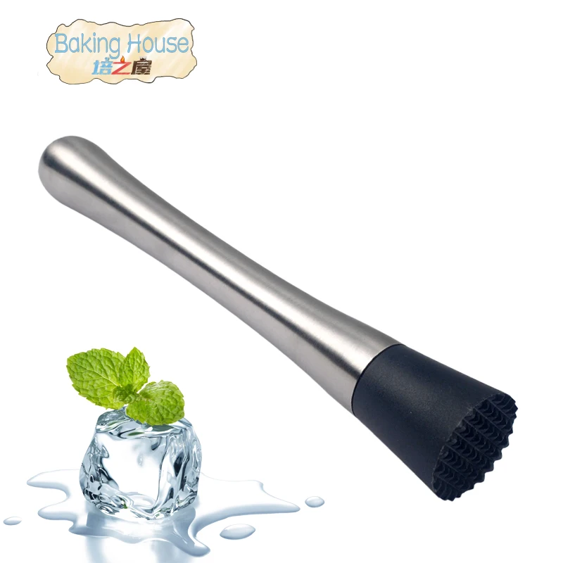 Бар Mojito Pestles из нержавеющей стали атласа для фруктов смешивания и коктейль