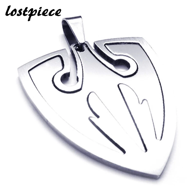 Lostpiece 2018 Серебряный Цвет Нержавеющая сталь кино Аниме Орел щит амулет кулон