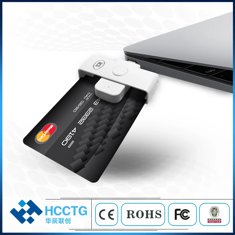 Usb type C Plug n Play Otg считыватель смарт-карт для банковских и платежных ACR39U-NF