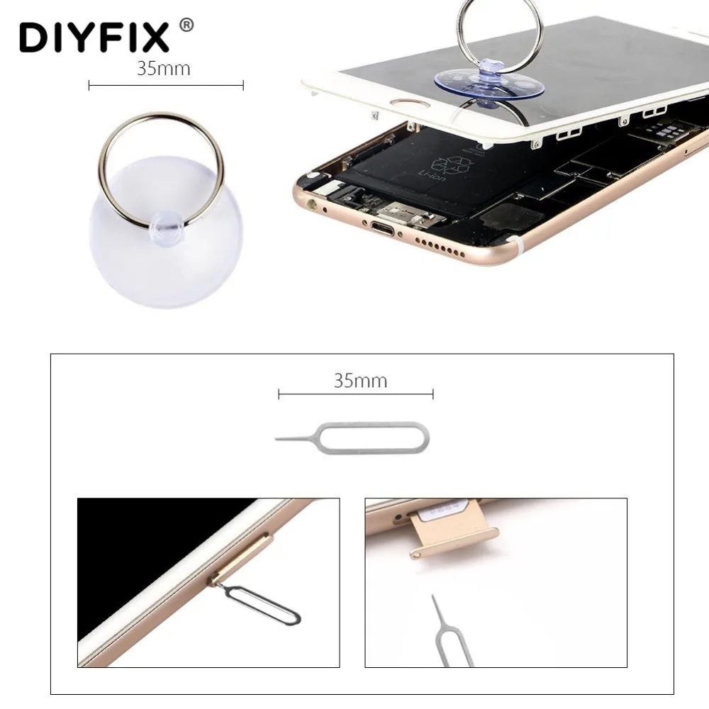 DIYFIX 11 в 1 умные телефоны открытие Прай ремонтный инструмент наборы Отвертки Набор