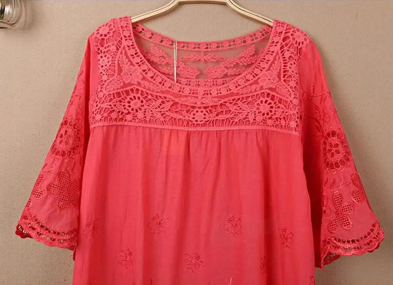 Женская хлопковая рубашка с рукавом до локтя свободного покроя|fashion shirt women|shirt