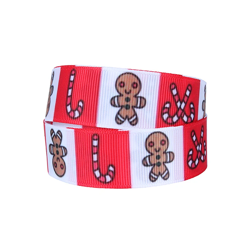 

FLRA Ribbon (50yards/lot) Christmas design baby girls hair bows ribbon