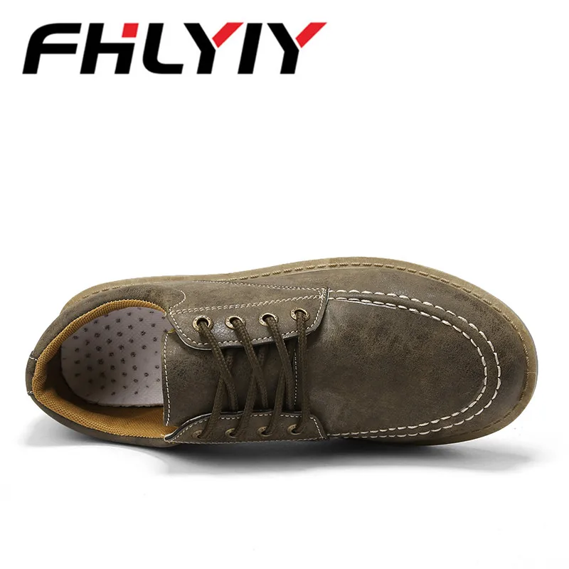 FHLYIY 2018 Повседневное из искусственной кожи Для мужчин Низкие туфли ботинки martin