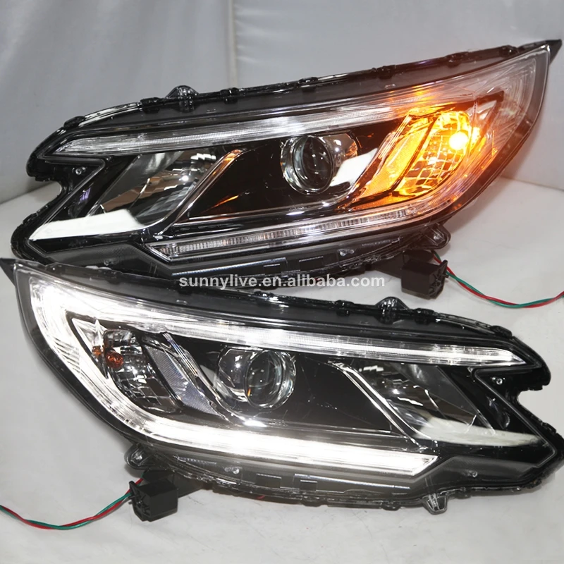 Для Хонда сrv Светодиодные ленты фара 2015 до 2016 год LED для CRV передний светильник