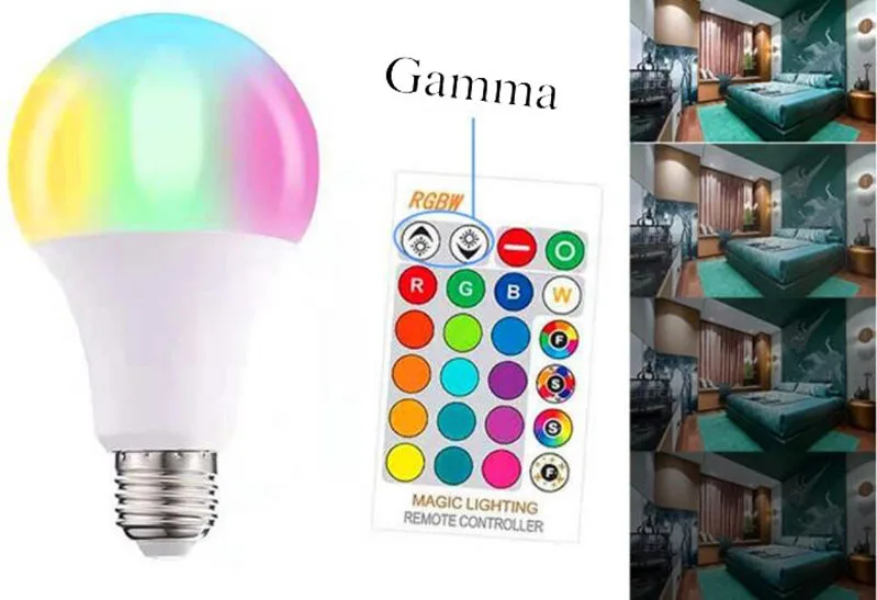 E27 B22 RGB светодиодный светильник 9 Вт 12 Вт 15 Вт 20 Вт RGB белый светильник сменный красочный RGB светодиодный светильник с ИК-пультом дистанционного управления+ режим памяти