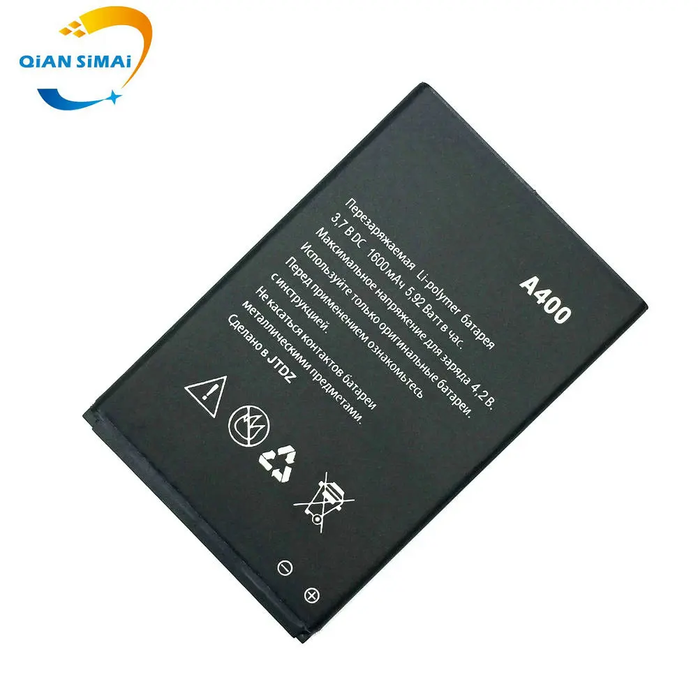 QiAN SiMAi 1 шт. новый оригинальный высококачественный аккумулятор A400 для Explay