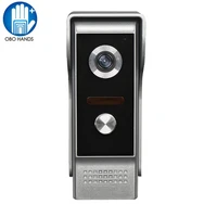 wired 700tvl video door phone intercom led night vision camera doorbell button with waterproof cover for home security